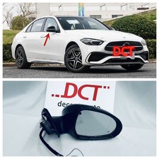 Car Passenger Side Mirror for Benz C class W206 W/Blind Spot Pupple Ligt C300 picture