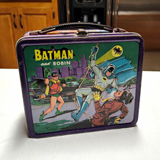 Vintage 1966 Batman and Robin Metal Lunchbox  picture