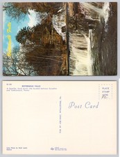 Buttermilk Falls PA Postcard Scranton Tunkhannock Waterfall Joe Kast Dexter picture