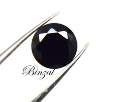 2.30Ct Central African Republic Natural Black Diamond Round Cut Loose Gemstone picture