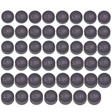 47pcs 7.48mm Complete Valve Shim Kit 1.2-3.5mm For Honda Kawasaki Suzuki Yamaha picture