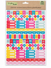 Crafter’s Square Planner Stickers 300 Count Multicolor Reminders To Do NEW picture