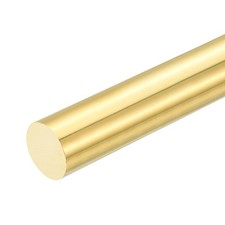 1 Pcs Brass Solid Round Rod, 28mm x 203mm H62 Brass Lathe Bar Stock Brass Rod picture