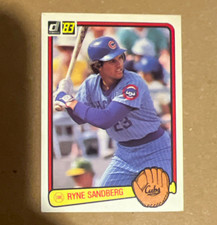 Donruss 1983 Ryne Sandberg RC Rookie Base Set Chicago Cubs #277 Card picture