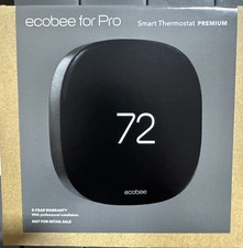 Ecobee for PRO. EB-STATE 6P-01 Smart Thermostat Premium - Black. Sealed Box  picture