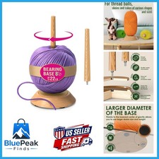 BARVA Yarn Holder Set 22 Lb Capacity Chunky Yarn w/Extra Spindle Smooth Bearing picture