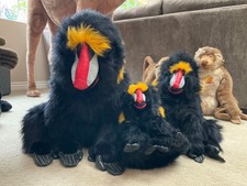 1989 Ganz Bros Mandrill Monkey Plush Family Of 3 Heritage Collection picture