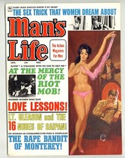Man's Life 1968 Action Magazine For Men 76pgs Vintage Pulp Magazine GGA M35176 picture