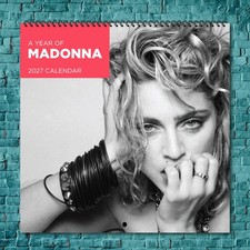 Madonna 2027 Wall Calendar 12 Month Celebrity Photo Fan Collectible picture