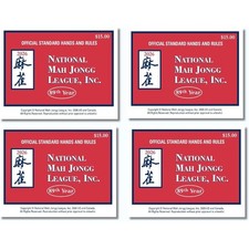 National Mah Jongg 2026 Large Size Cards-4 pack Bundle picture