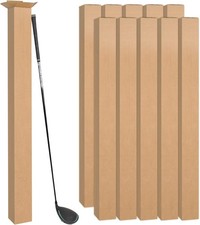 10 Pcs 4 X 4 X 48 Inch Golf Club Shipping Boxes 4L X 4W X 48H Tall Corrugated Bo picture