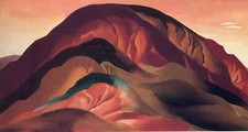 Georgia O'Keeffe : Rust Red Hills : 1930 :  Archival Quality Art Print 17x22 picture