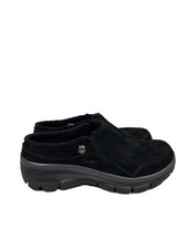 Skechers Women's Black Easy Going Latte Faux Fur Slip On Shoes - 6 picture