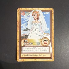 Vintage 2001 One Piece Carddass Hyper Battle C337 Nami Bride Wedding Dress NM picture