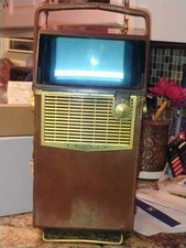 1959 Philco Safari H 2010 1st Portable Transistor TV GREAT WORKING CONDITION picture