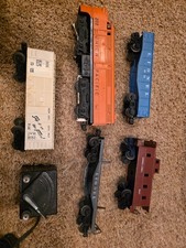 Antique Lionel Postwar Train Union Pacific 202 Diesel Engine 4 Cars Track picture