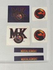 MIDWAY FACTORY ORIGINAL PROMO STICKERS FOR MORTAL KOMBAT & ULTIMATE MK3 picture