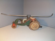 Antique NATIONAL Walking Lawn Iron Tractor Sprinkler Lincoln, Nebraska TESTED picture