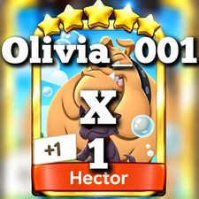 1 x Hector ⭐⭐⭐⭐⭐ Set 21 :- Mono_Poly_Go Golden Blitz Stickers :- Fastest picture