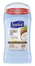 BL Suave Deodorant 1.2oz each 48Hr Coconut Kiss Invisible Solid  *12 Pack* picture