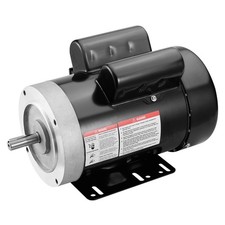 Uimoso 1.5HP Electric Motor 1725RPM AC115/230V 56C Frame Single-Phase 5/8