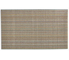 CHILEWICH SKINNY STRIPE RECTANGLE SHAG VINYL BIG MAT 36'x60'  MULTI COLOR NWT picture