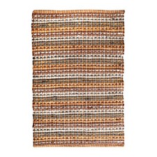 Chindi Bath Rug 24x36-100% Cotton Soft Absorbent and Machine Washable Shower ... picture