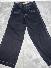 Jnco Twin Cannon Jeans Black Size 32x32 picture