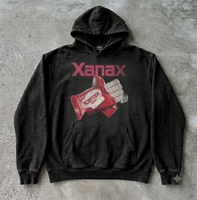 Xanax Bar Graphic Retro Funny Parody Basic Unisex Hoodie picture