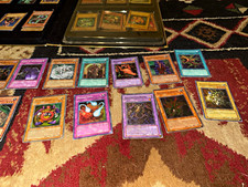 1996 Konami Yu-Gi-Oh TCG Card Lot w/ Binder Pages, LOB Exodia, Unlimited picture