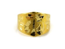 Korean gold ring birthday 24k .999 pure dol banji ban don 1/2 반돈 돌반지 picture