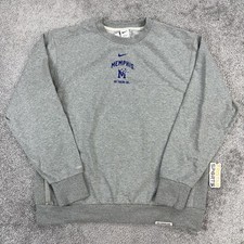 Memphis Tigers Sweatshirt Mens XL Gray Nike Dri Fit Standard Issue Pullover picture