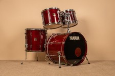 1990s Yamaha Stage Custom Cranberry Red Drum Set picture