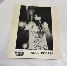 Alice Cooper Autographed 8x10 Publicity Photo- Madison Scare Garden picture