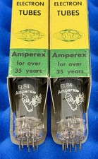 TWO Amperex EL84 6BQ5 Vacuum Tubes / rX2 Bugle Boy Canada /Amplitrex👍 / 1962 picture