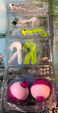 Lot of 5-Zebco 27 Piece Tackle Pack In Plastic Tray picture