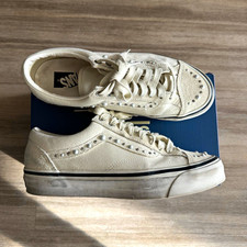 Vans Old Skool 36 Premium - Pearlized Marshmallow White - Mens US 9 picture