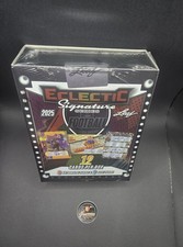 2025 Leaf Eclectic Signature Series Football Hobby Box SEALED 6 AUTOS picture