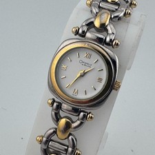 VTG Caravelle Bulova Quartz Watch 46L59 Women Dual Tone Analog New Battery 5.25