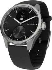 Withings Scanwatch 2 42MM Stainless Steel Case Black Band HWA10-Model4 Excellent picture