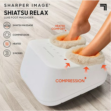 Sharper Image Shiatsu Relax Luxe Foot Massager With Heat picture