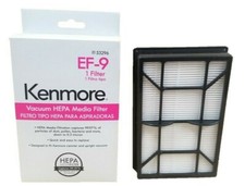 Genuine Sears Kenmore EF9 53296 HEPA Media Vacuum Exhaust Filter, EF-9 40195 picture