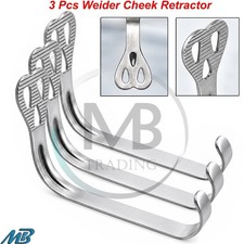 3Pcs Set Weider Dental Retractor Tongue Surgical Mouth Cheek Retracting Lip picture