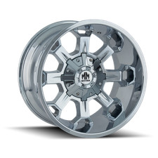 18x9 Mayhem Combat Chrome Wheel 5x4.5/5x5 (-12mm) picture