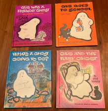 4 Vtg Gus was a  Friendly Ghost, Baby Ghost, School, Going to Do Books - Lot picture