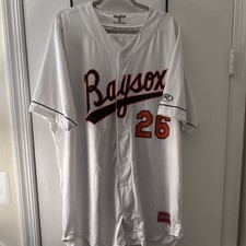 Game Worn Chesapeake Baysox (Orioles AA MILB Team) Jersey #26 Size XL (48) picture