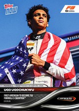 Ugo Ugochukwu First American F3 Champ 2026 Formula 1 Topps NOW - Card 61 Presale picture