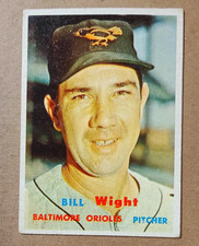 Topps 1957 Topps Scarce Series - Bill Wight Baltimore Orioles #340 Base Set picture