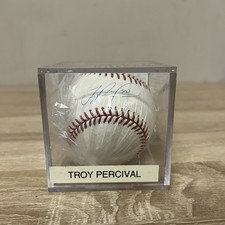 Troy Percival Signed Rawlings Baseball Autograph PSA  Authenticated picture