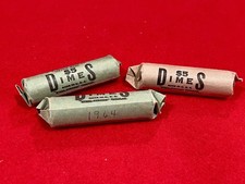 150 Total - 1964 Plus Mixed Dates Silver Dimes. Estate Coins picture